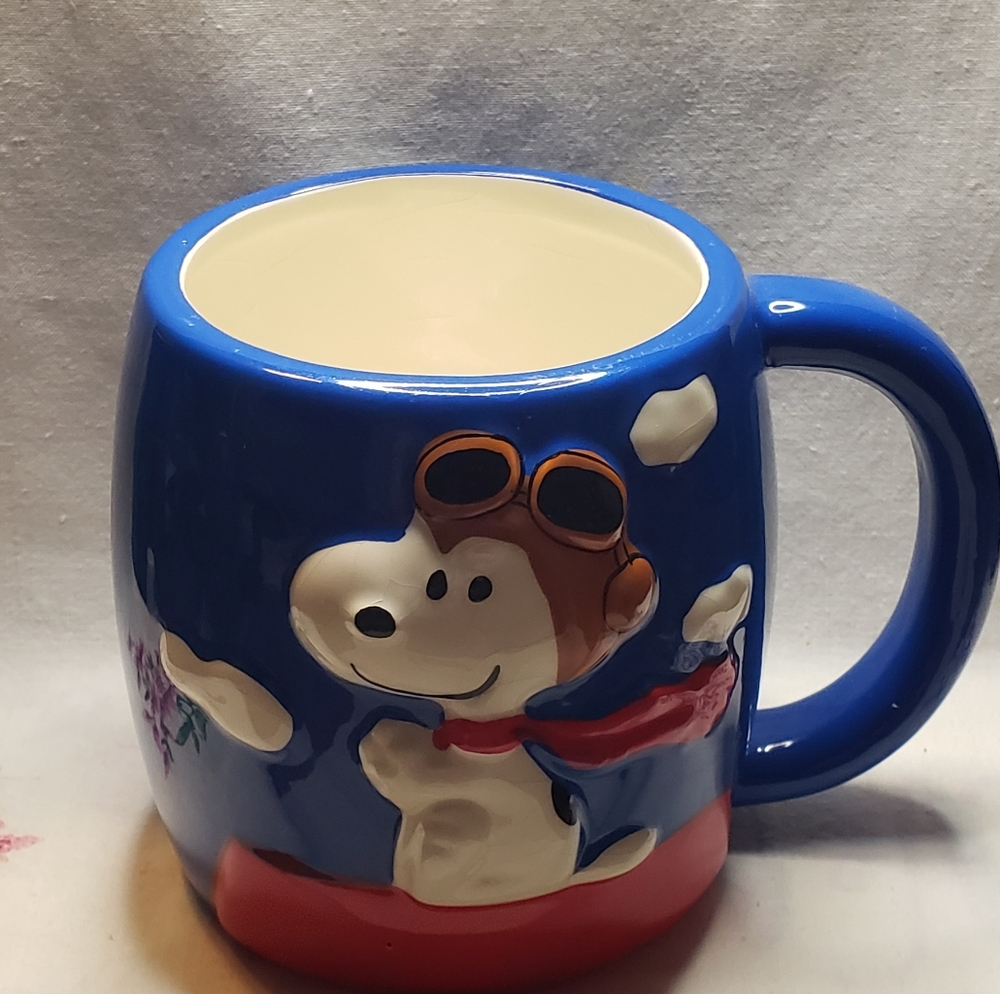 3-D Snoopy The Flying Ace Mug 20 Ounces